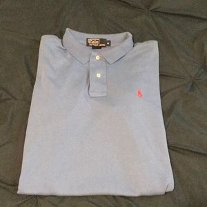 EUC Polo Ralph Lauren SS sz Med light blue shirt